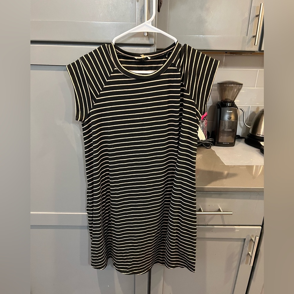 Striped mini dress